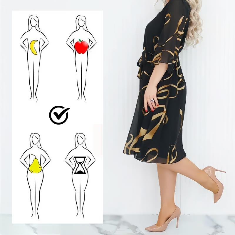 💃Elegantes, lockeres Midikleid mit gerüschten Ärmeln