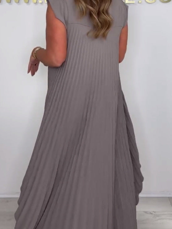 â¨60% Rabattđ¸Laney Set aus plissiertem, kurzärmligem, unregelmäĂigem Midi-Top und Hose mit weitem Bein und elastischer Taille