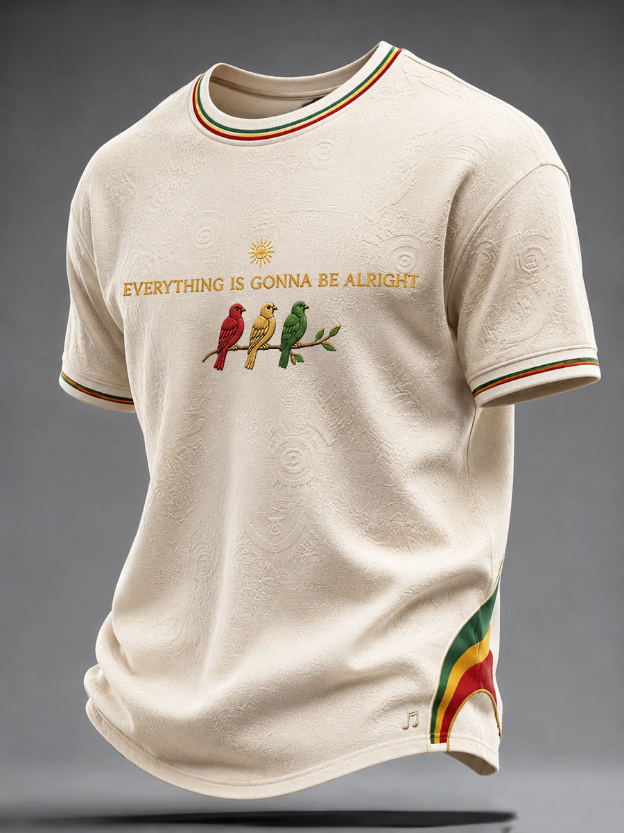 Lässiges T-Shirt für Retro-Reggae-Fans