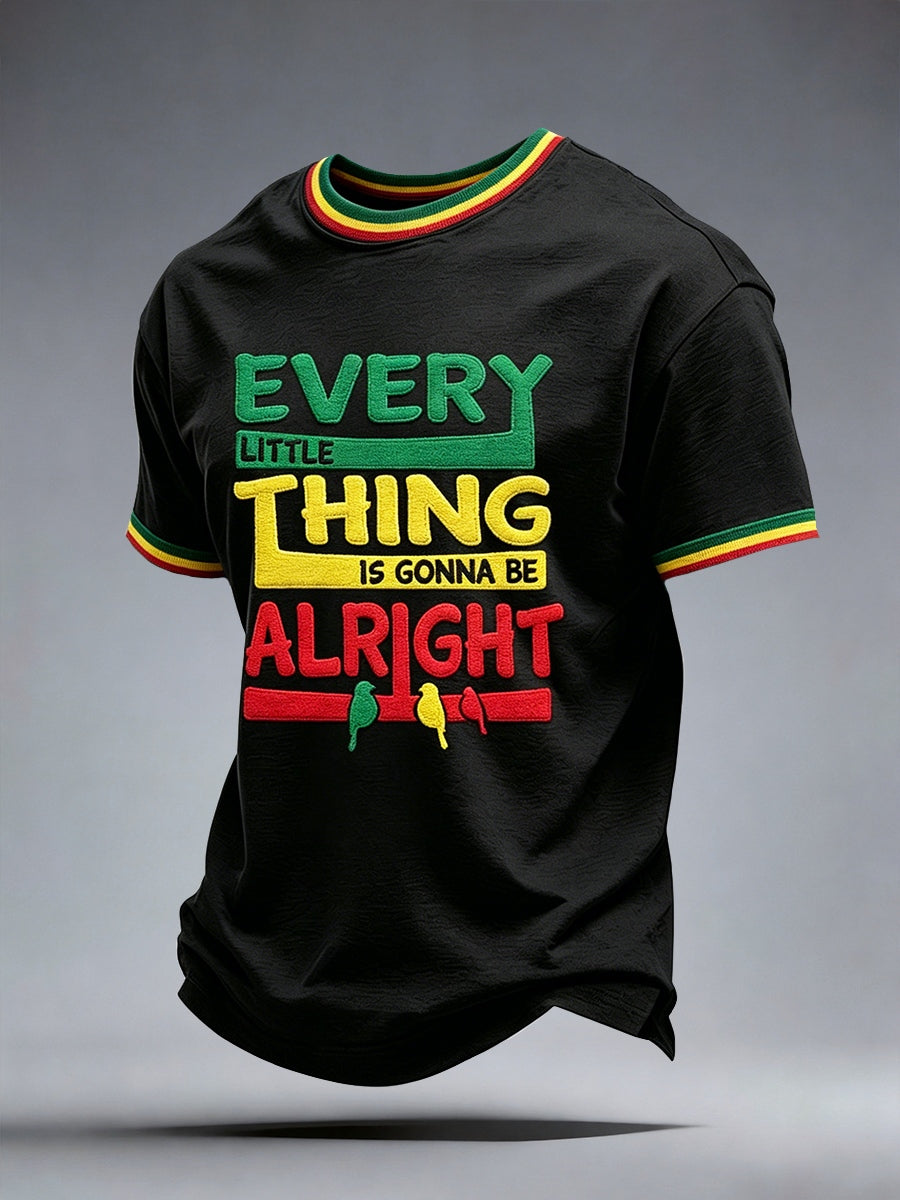 Herren-T-Shirt mit Reggae-Musik