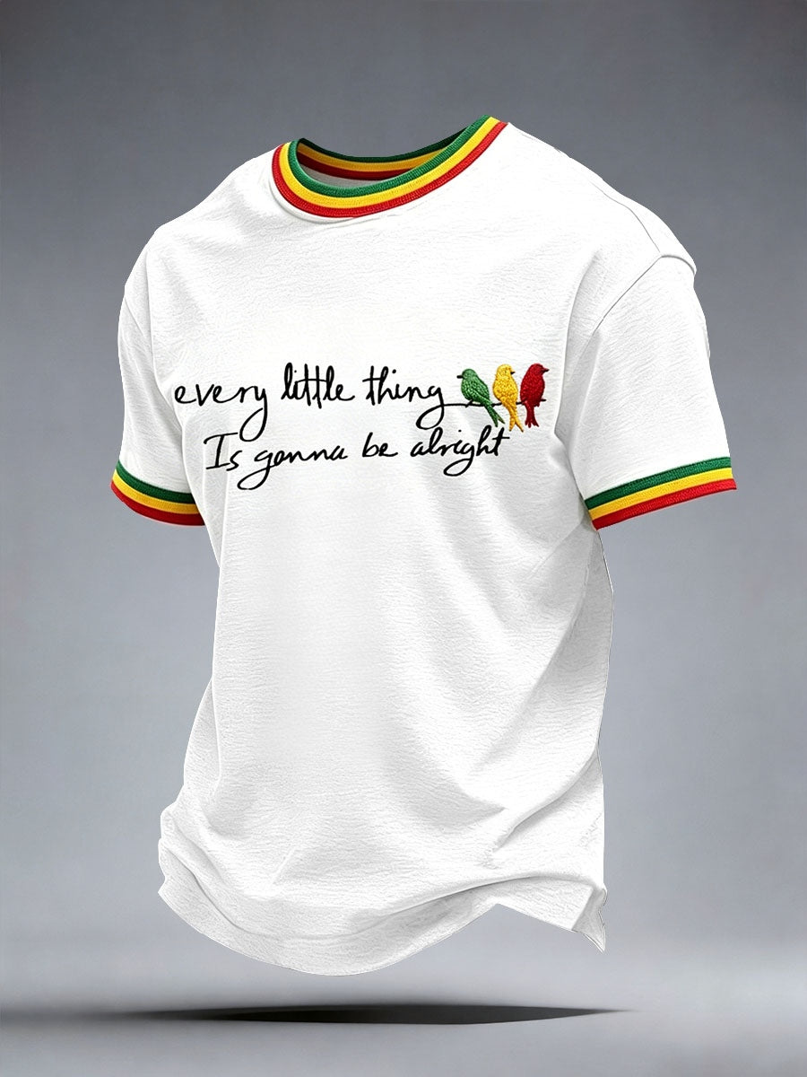 Herren-T-Shirt mit Reggae-Musik