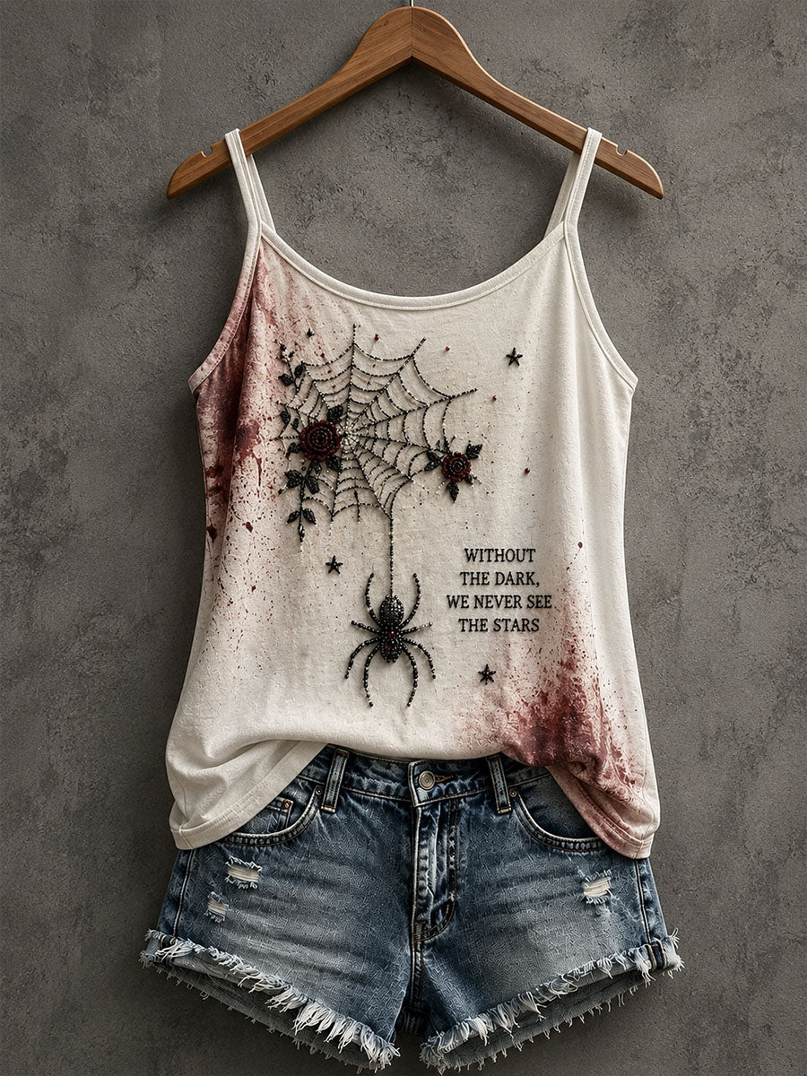 Damen Gothic Spider Tank Top
