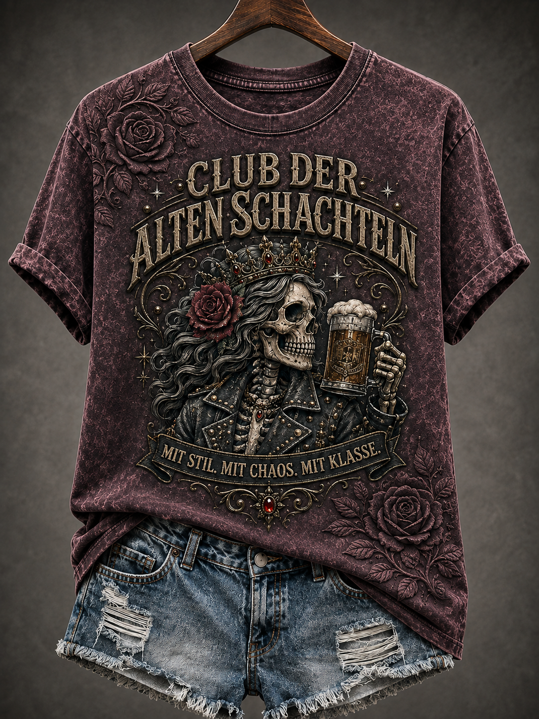 Kurzarm-T-Shirt für Frauen humorvoll
