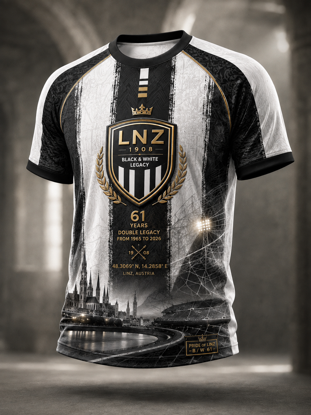 Herren-Lask-Linz-Kurzarm-T-Shirt