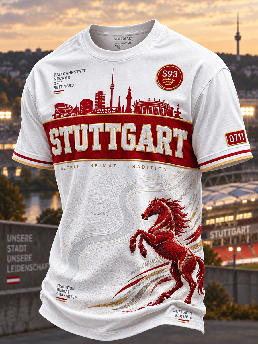 Herren-T-Shirt mit kurzen Ärmeln