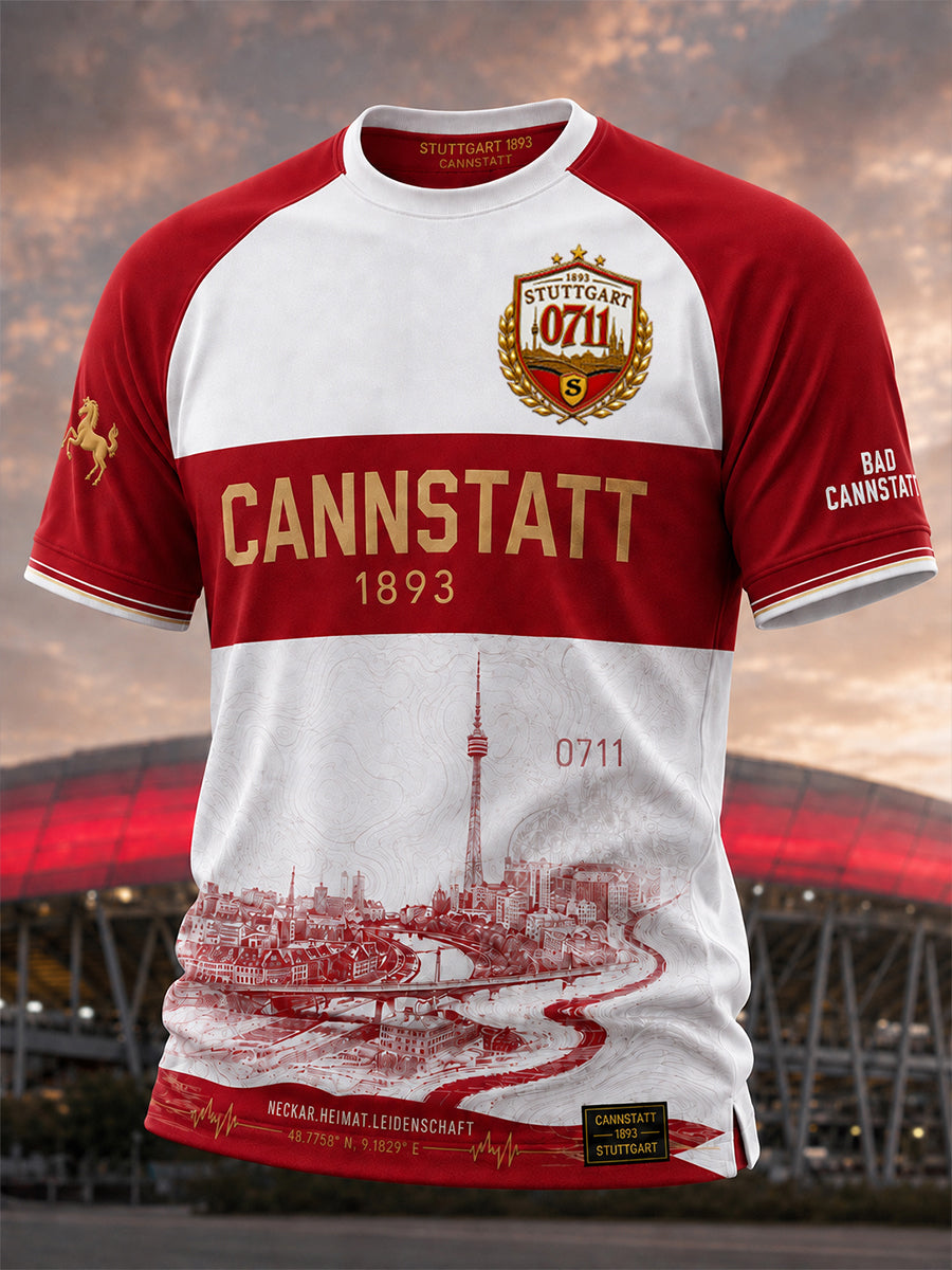 Herren-T-Shirt mit kurzen Ärmeln