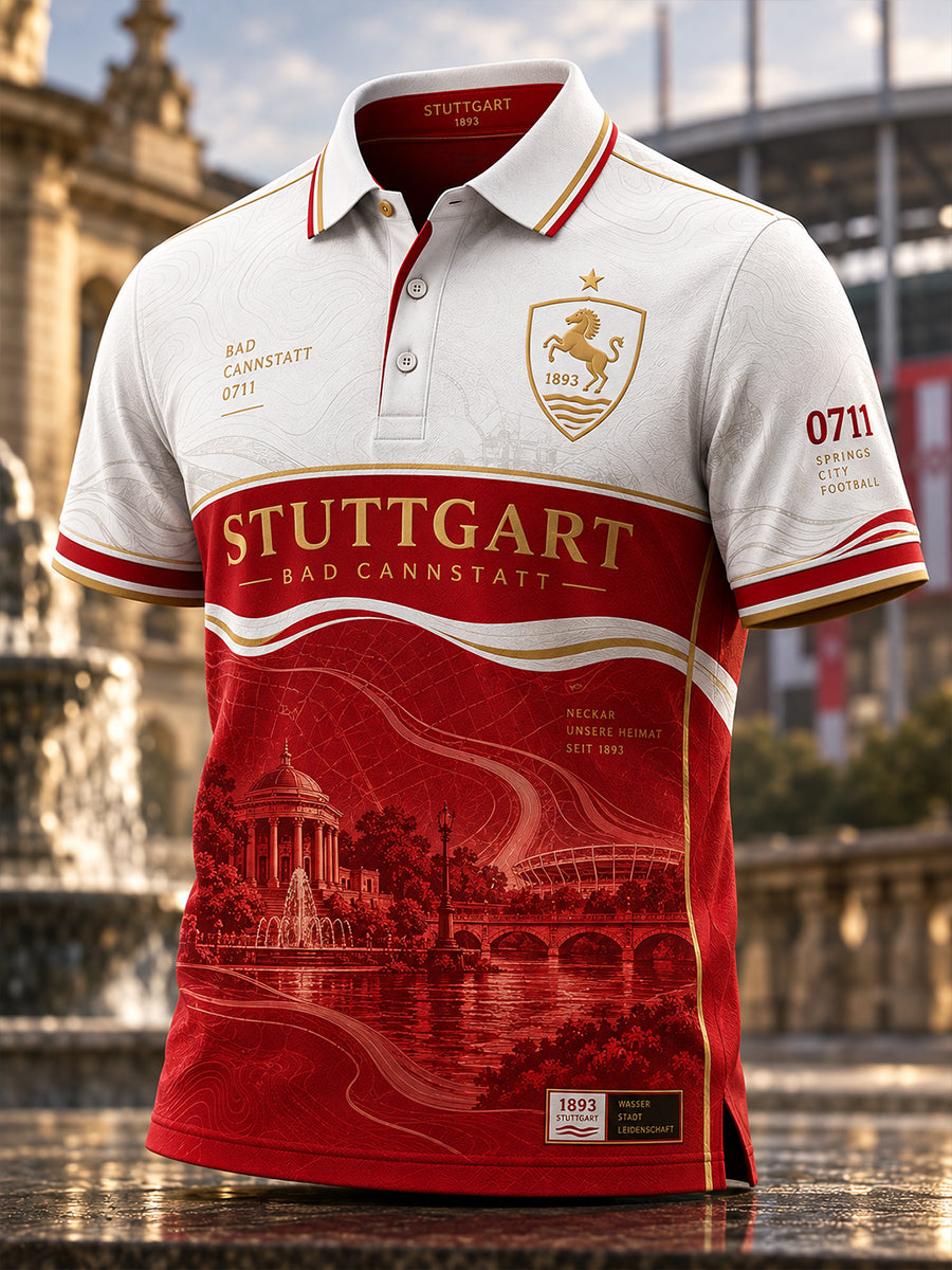 Herren-Poloshirt des VfB Stuttgart