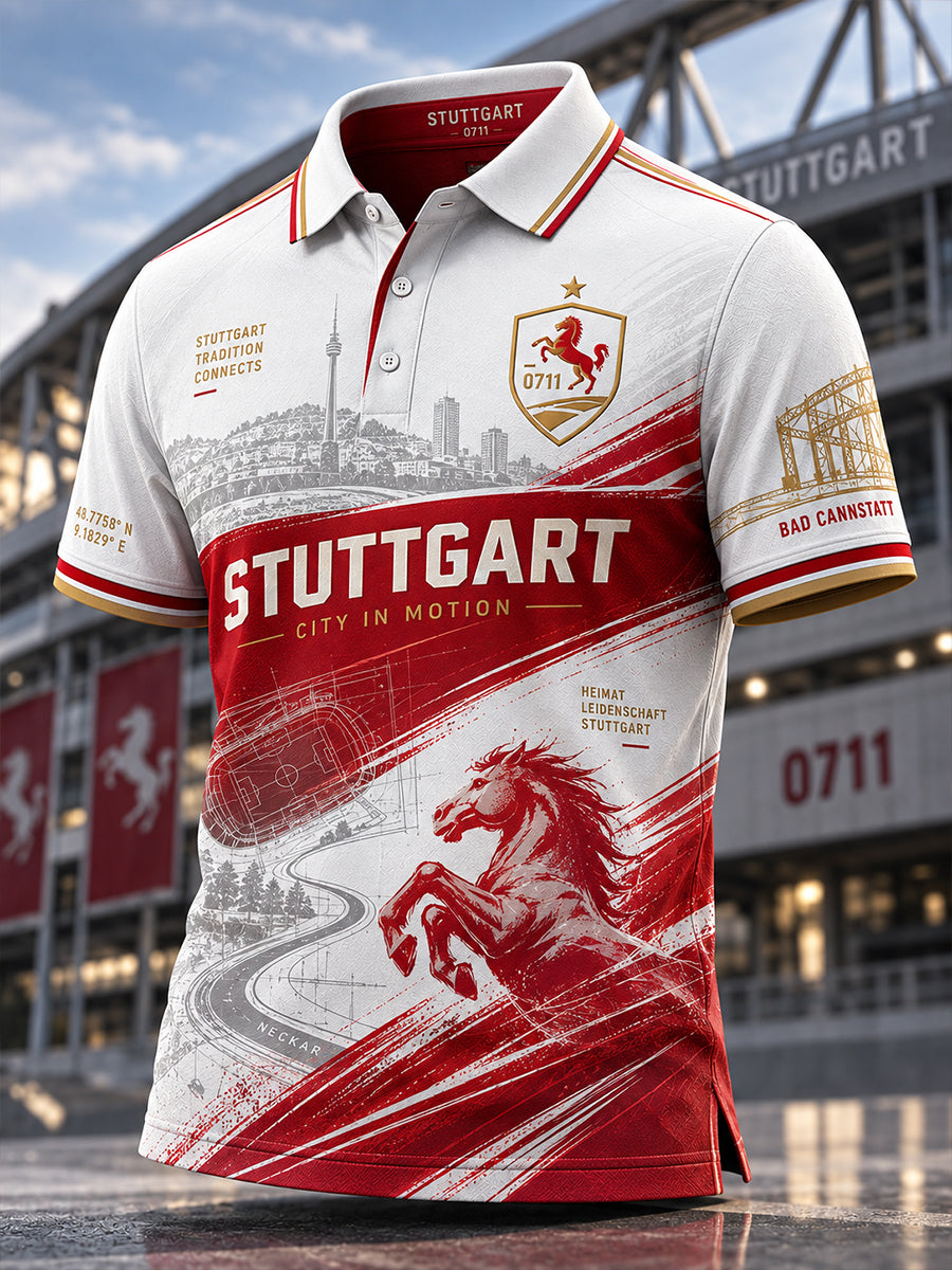 Herren-Poloshirt des VfB Stuttgart