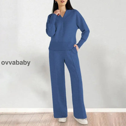 Frauen Freizeitanzug 2-teiliges Set Blau / S/EU34-36 Zweiteilige Sets