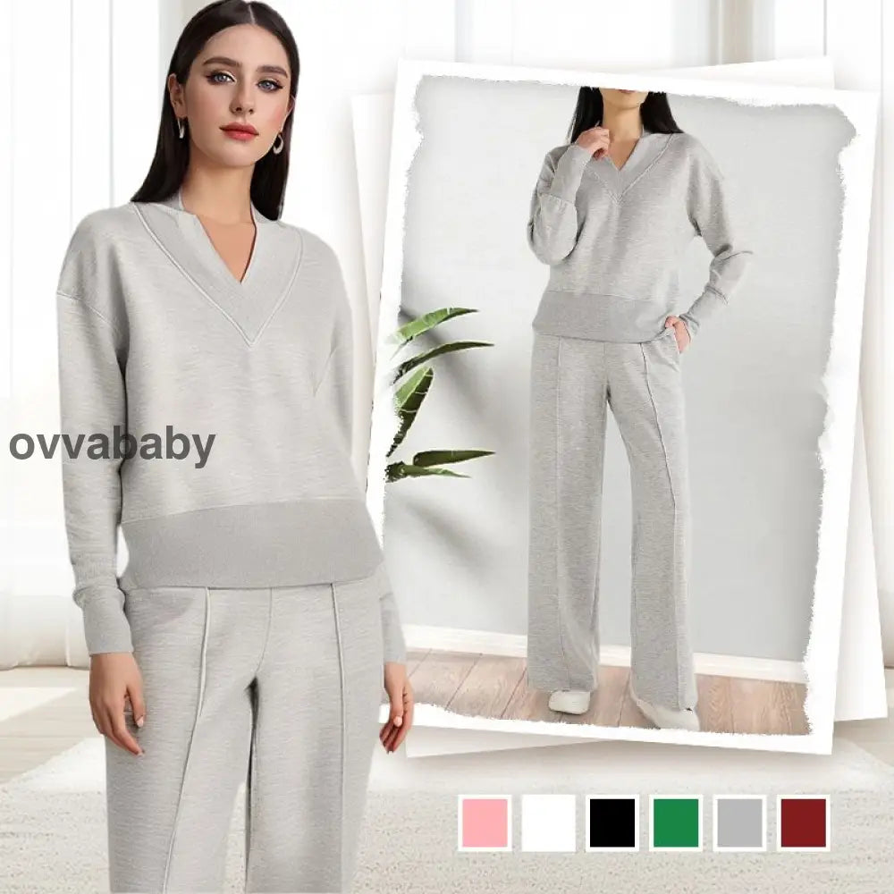 Frauen Freizeitanzug 2-teiliges Set Zweiteilige Sets