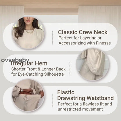 💞Langärmelige Hosen mit hoher Taille und weitem Bein für Frauen Anzug Hosen