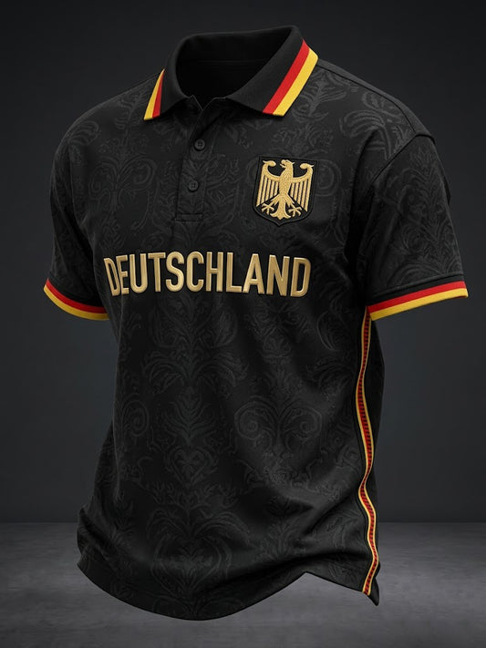 Herren-Fußballshirt mit Deutschland-Druck