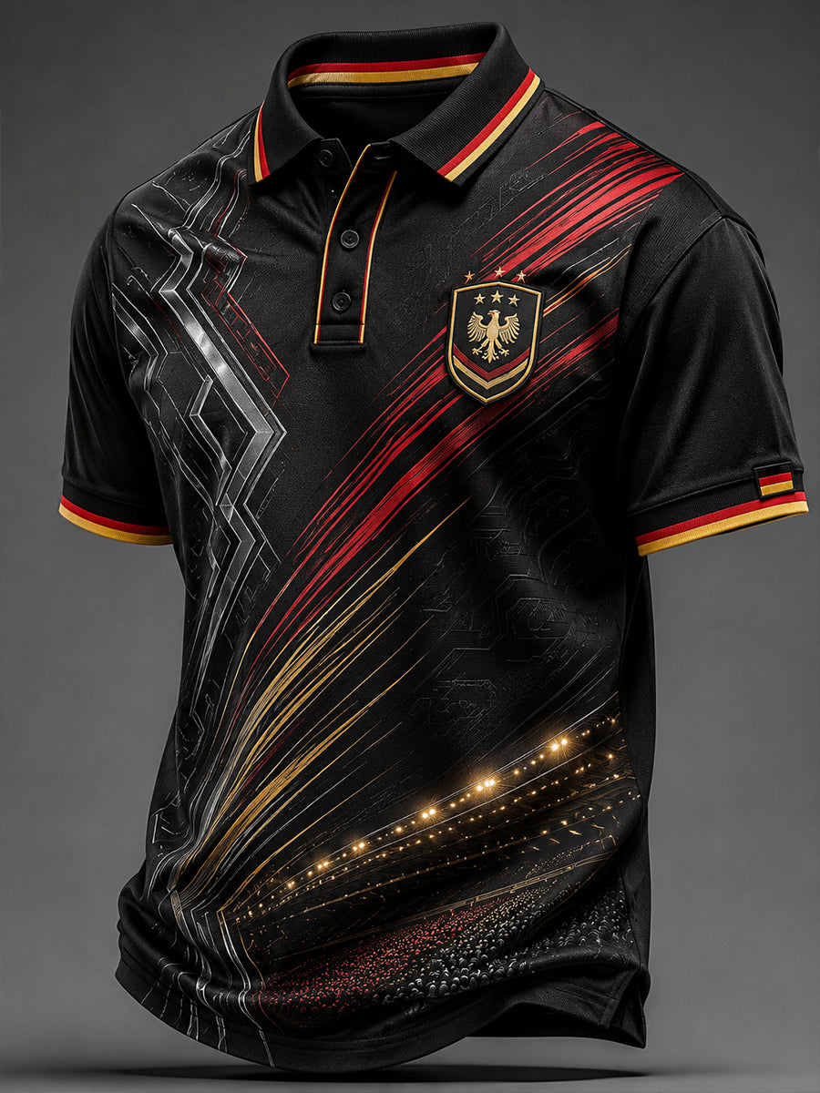 Herren-Fußballkurzarm-T-Shirt aus Deutschland