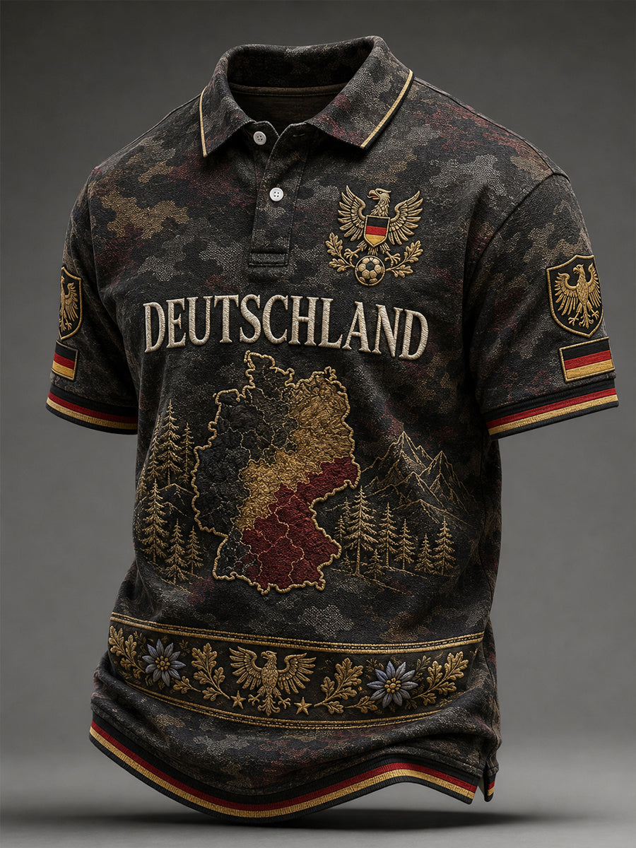 Herren-Fußballkurzarmshirt aus Deutschland