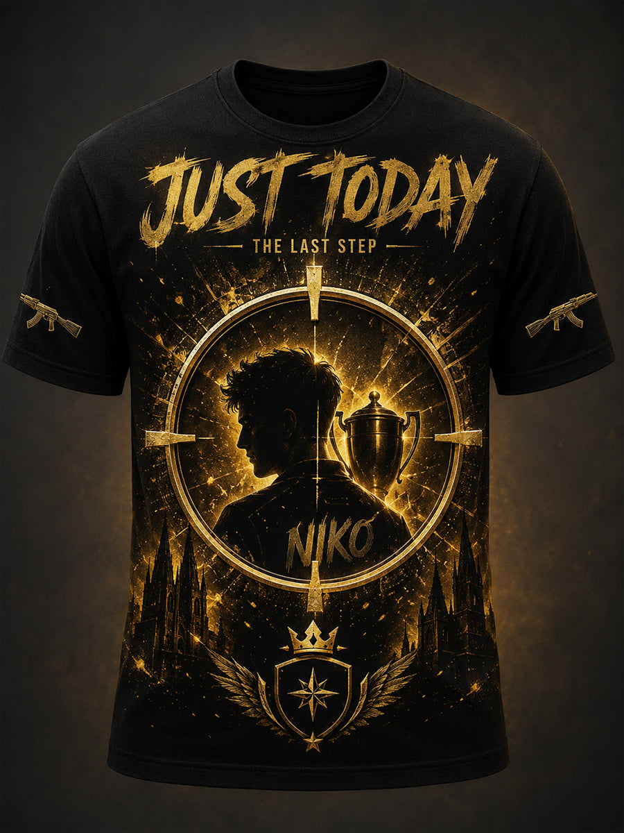 Herren-E-Sport-Feier-Print-T-Shirt mit kurzen Ärmeln