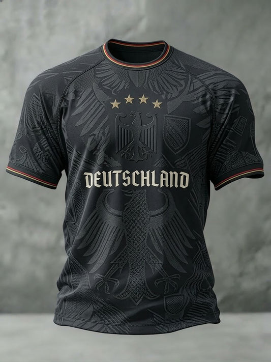 Men's Germany Football Printed T-shirt