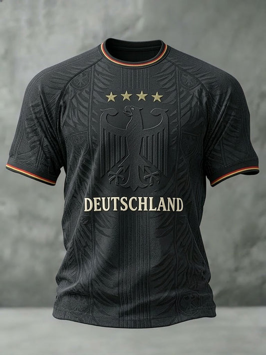Men's Germany Football Printed T-shirt