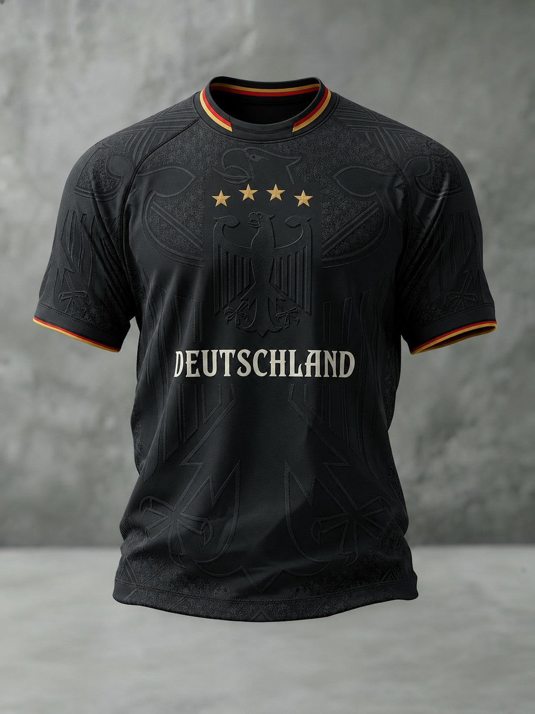 Men's Germany Football Printed T-shirt