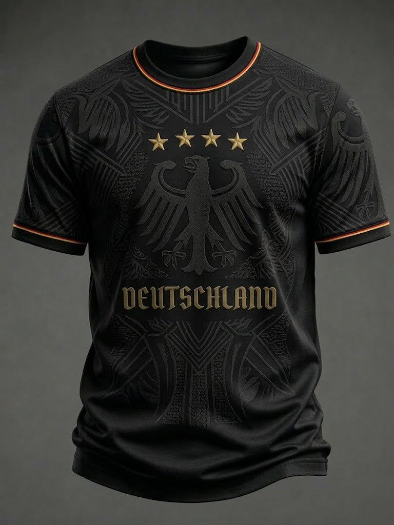 Men's Germany Football Printed T-shirt