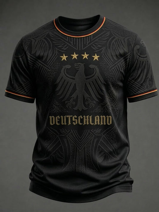 Men's Germany Football Printed T-shirt