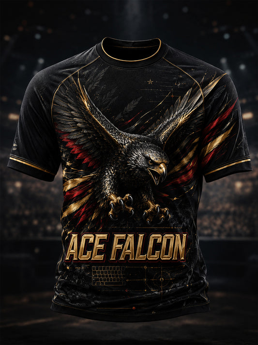 Herren-T-Shirt Deutschland Falcons mit kurzen Ärmeln