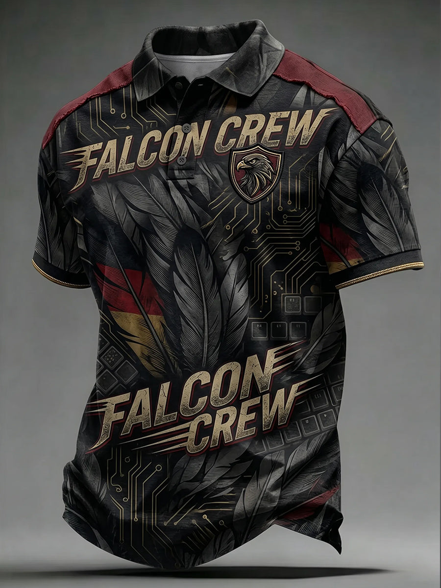 Herren-T-Shirt Deutschland Falcons mit kurzen Ärmeln