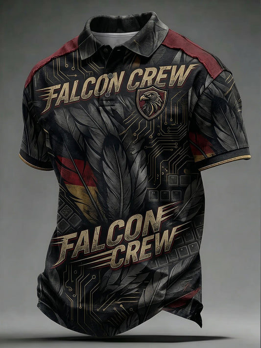 Herren-T-Shirt Deutschland Falcons mit kurzen Ärmeln