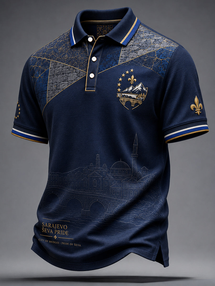 Herren-Fußballfan-Tops mit Drachenmotiv ZMAJEVI, lässig bedruckt