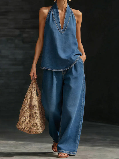 Vintage-Denim-Set für Damen