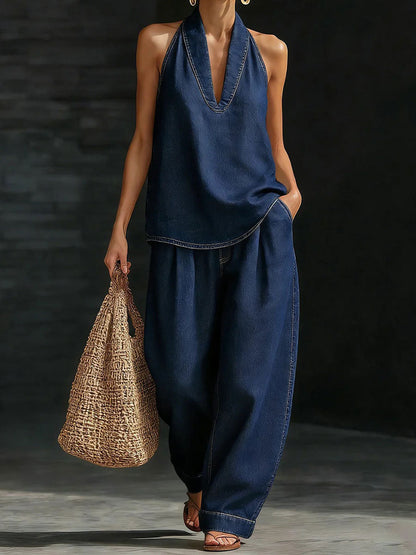 Vintage-Denim-Set für Damen