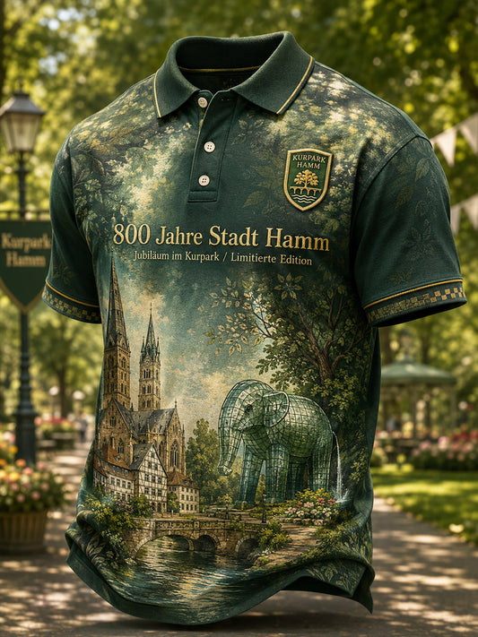 Herrenkurzarmhemd Städte Deutschlands