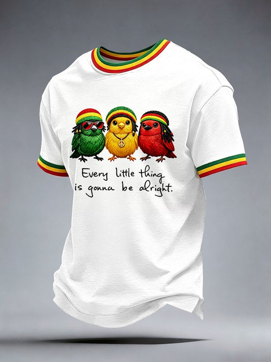 Herren-T-Shirt mit Reggae-Musik
