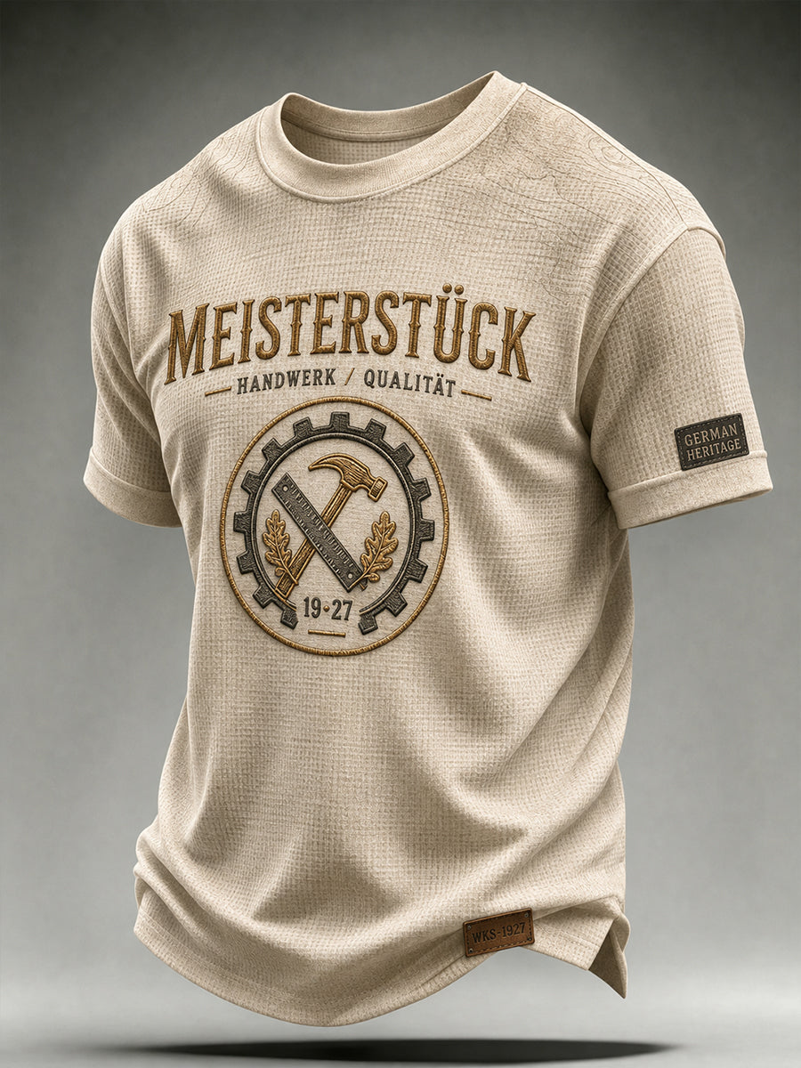 Deutsches Herren-Tradition-Kurzarm-Shirt