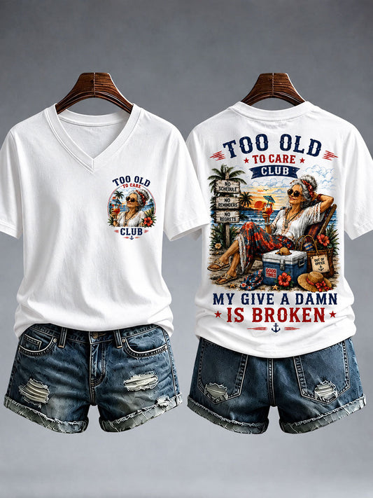 Frauen mein zu alt, um Club zu pflegen T-Shirt