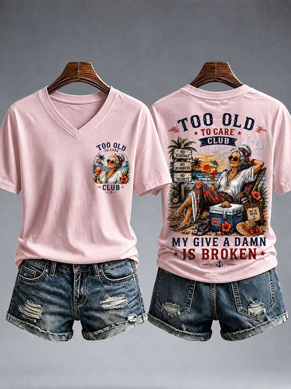 Frauen mein zu alt, um Club zu pflegen T-Shirt