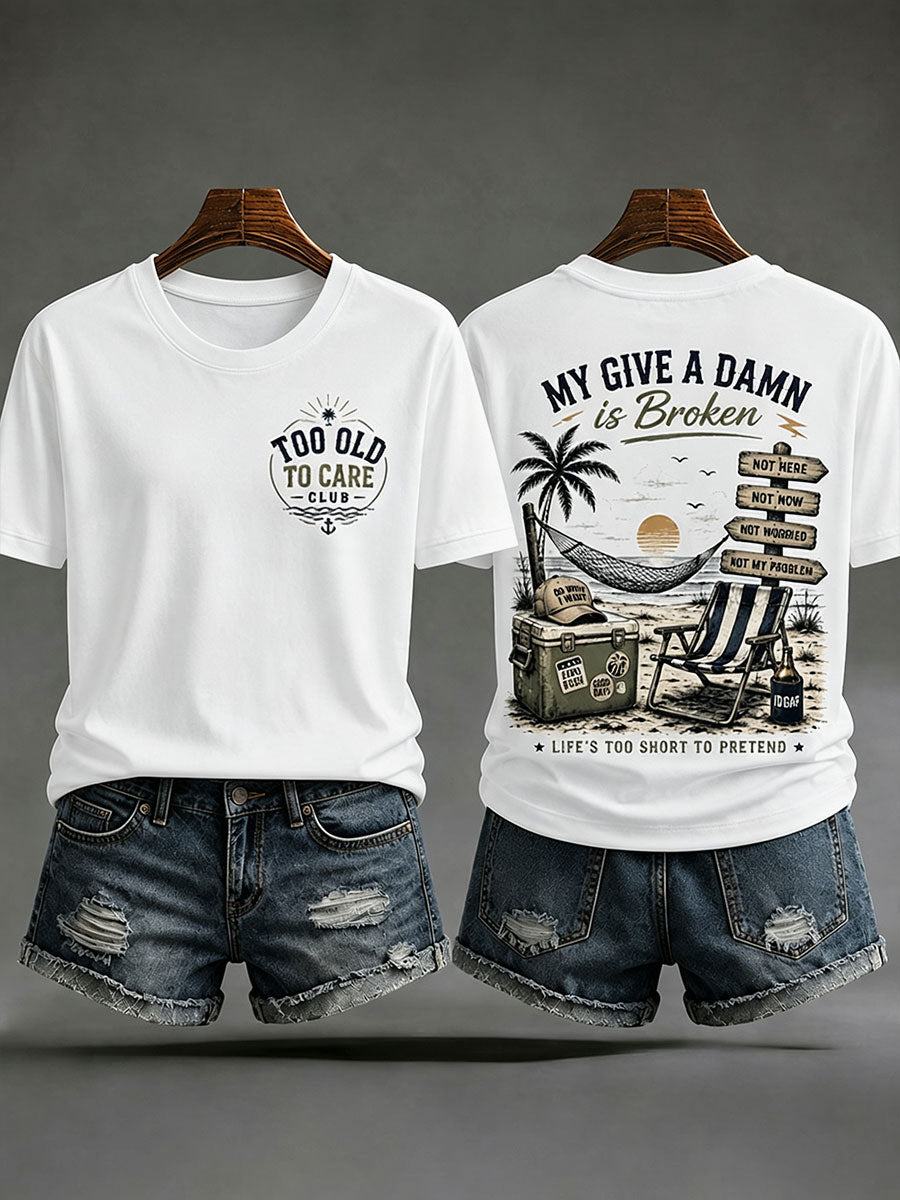 Frauen-T-Shirts, die mir verdammt noch mal kaputt sind