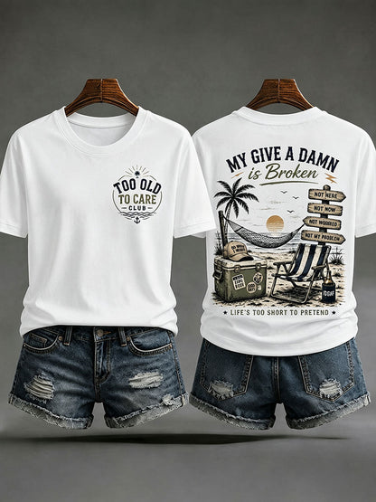 Frauen-T-Shirts, die mir verdammt noch mal kaputt sind