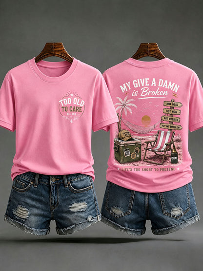 Frauen-T-Shirts, die mir verdammt noch mal kaputt sind