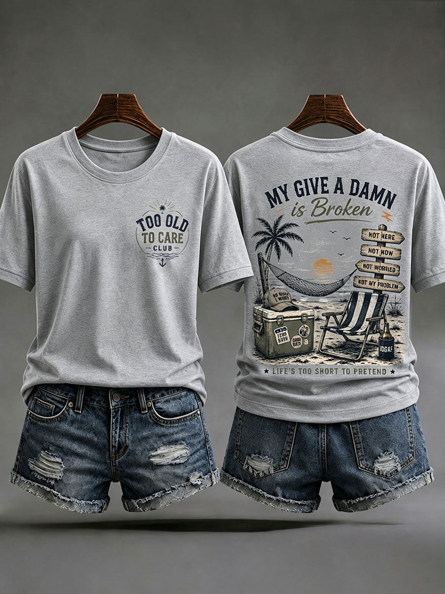 Frauen-T-Shirts, die mir verdammt noch mal kaputt sind