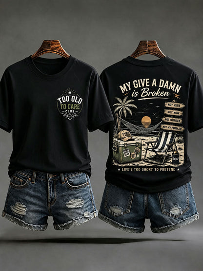Frauen-T-Shirts, die mir verdammt noch mal kaputt sind
