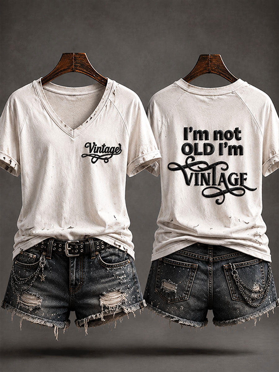Frauen-T-Shirt "Ich bin nicht alt, ich bin in der Antike"