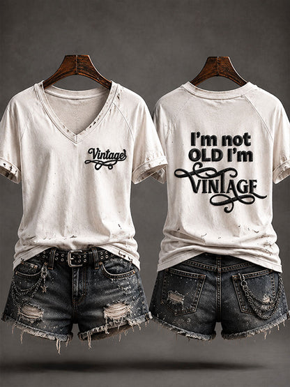 Frauen-T-Shirt "Ich bin nicht alt, ich bin in der Antike"
