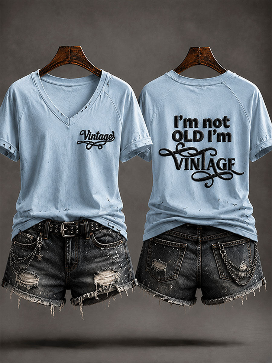 Frauen-T-Shirt "Ich bin nicht alt, ich bin in der Antike"