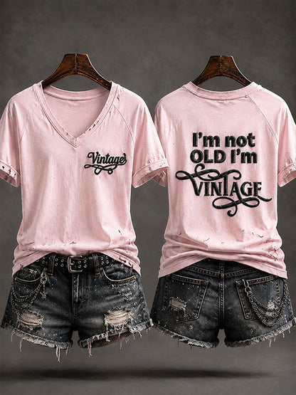 Frauen-T-Shirt "Ich bin nicht alt, ich bin in der Antike"