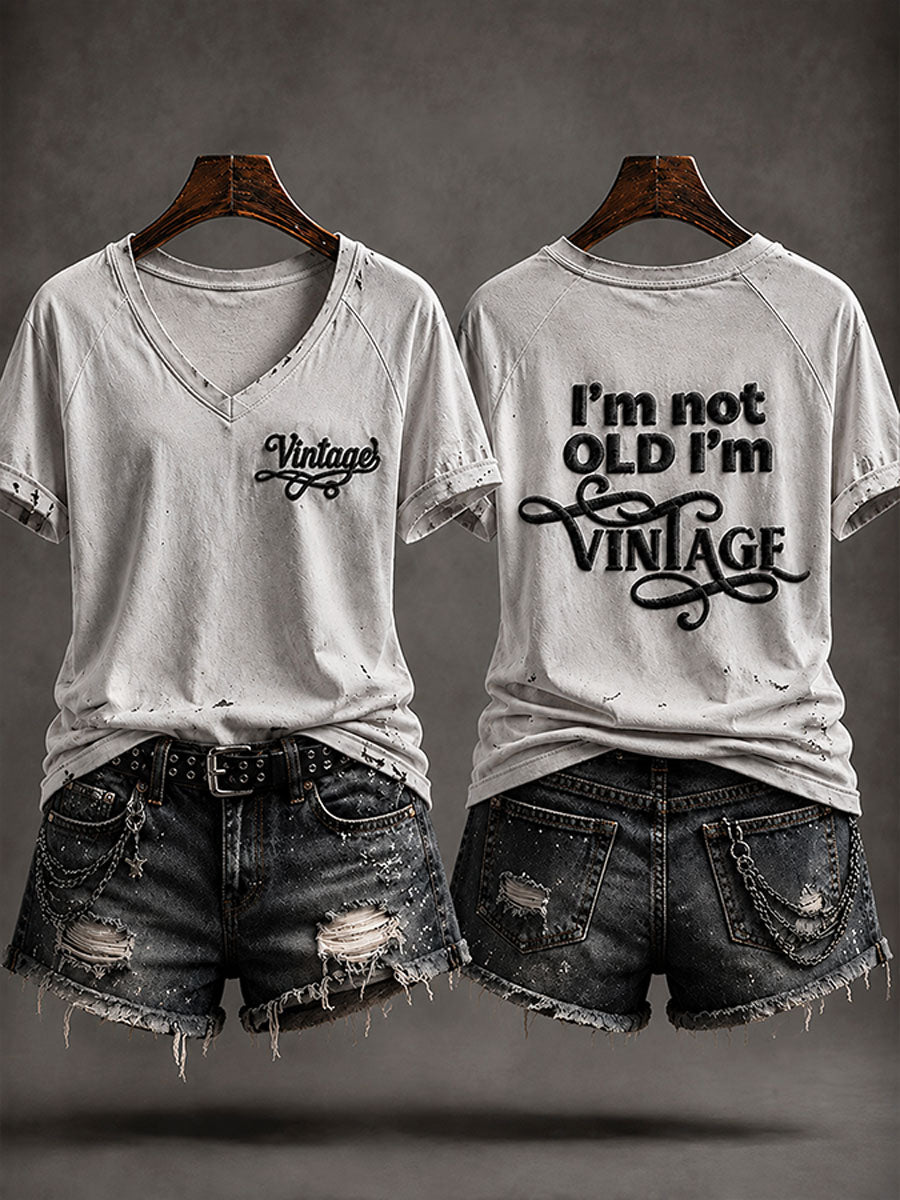 Frauen-T-Shirt "Ich bin nicht alt, ich bin in der Antike"