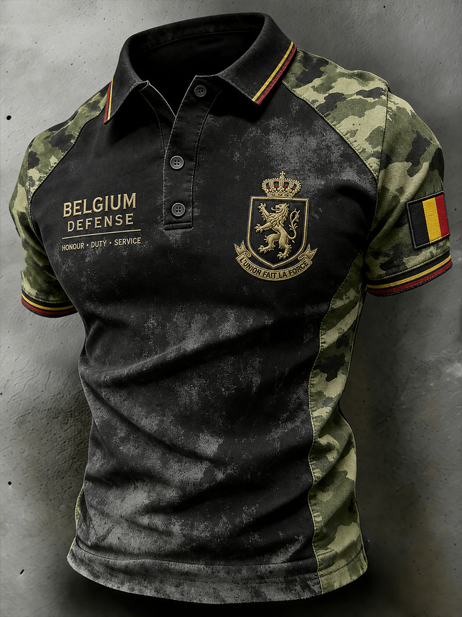 Kurzarm-Polos hirt für Männer mit Militärs til