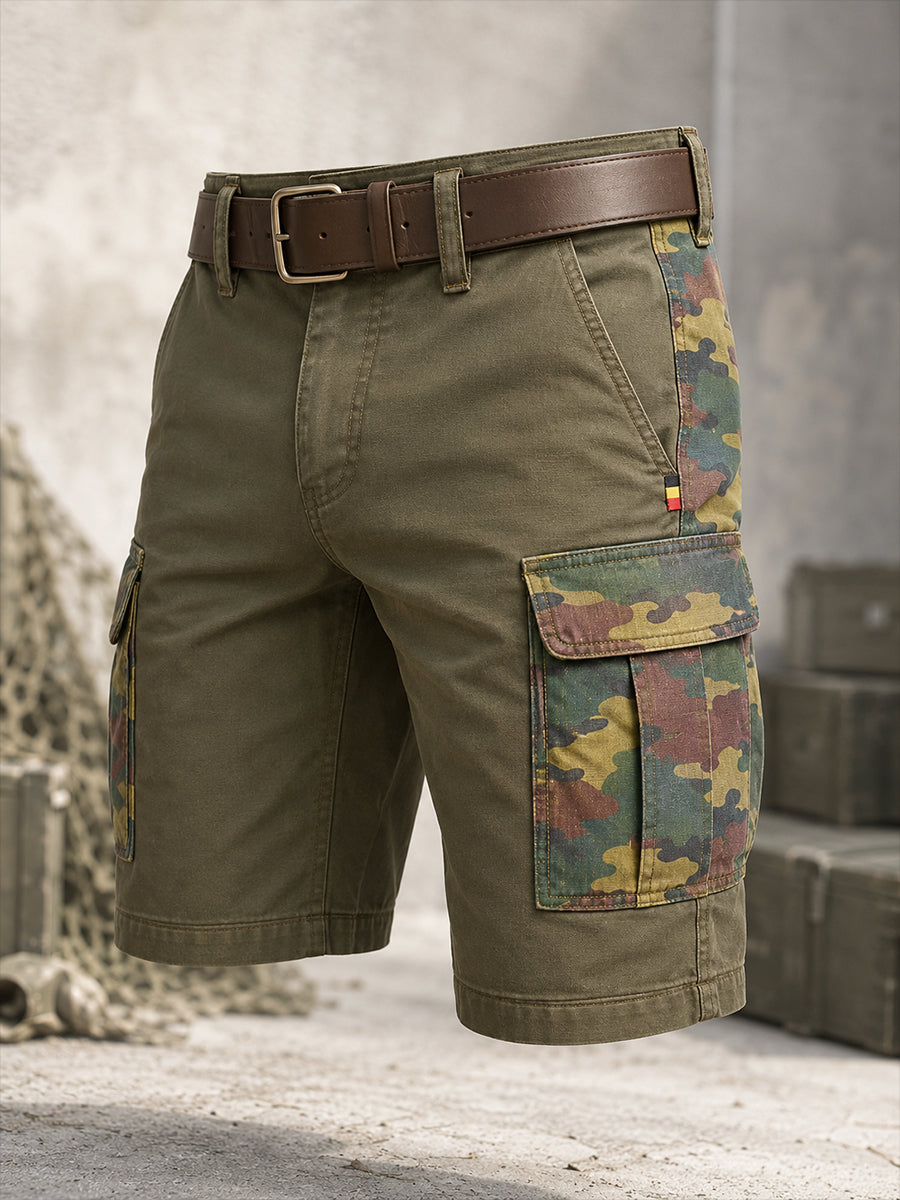 Herren-Camo-Druck geschnittene Cargo hosen