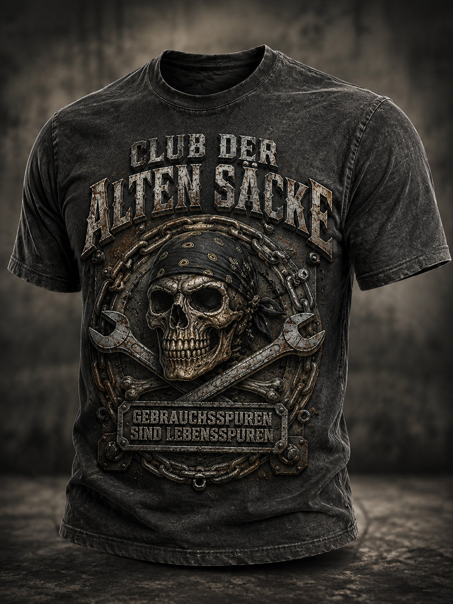 Lustiges Freizeit-T-Shirt für Herren mit Slogan-Print