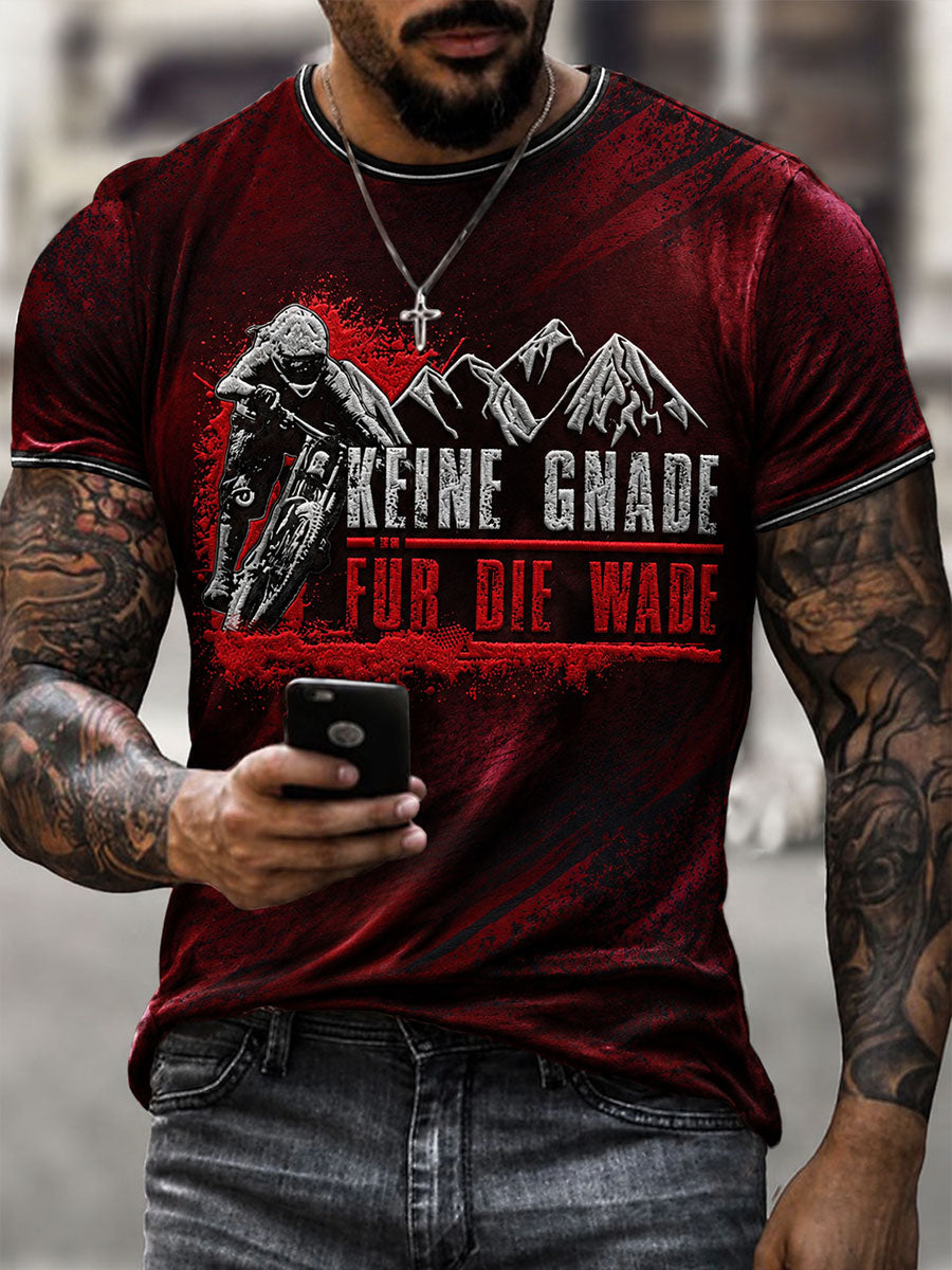Herren KEINE GNADE FÜR DIE WADE T-Shirt mit kurzen Ärmeln