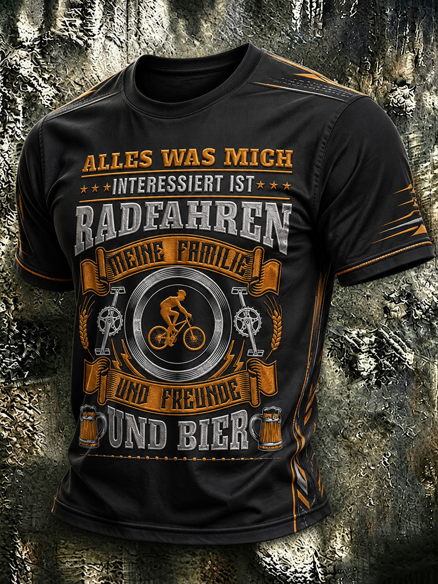 Herren ALLES WAR MICH INTERESSIERT IST Kurzarm T-Shirt
